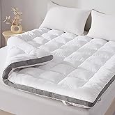 SAPHREAS 3 Inch Memory Foam Mattress Topper Full Size, Extra Soft Pillow Top Mattress Pad with Breathable Air Mesh Sides, Back Pain Relief, Fluffy Shredded Foam Filled