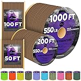 TECEUM Paracord Type III 550 Grizzly Brown – 50