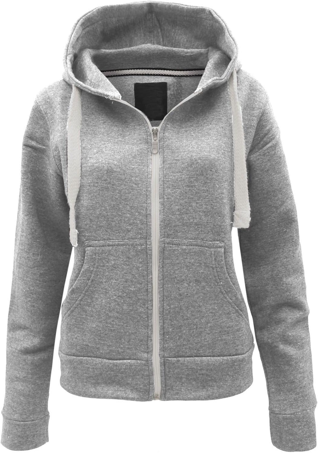 gray plain hoodie