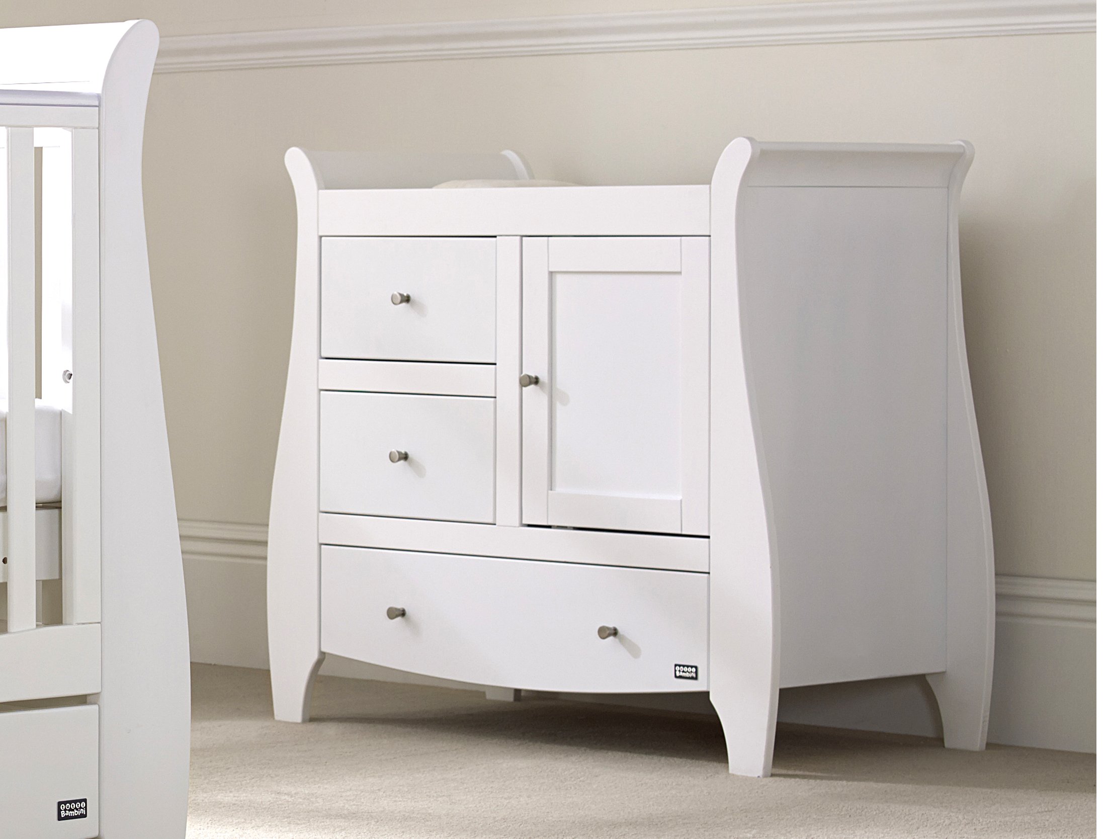 tutti bambini lucas 3 piece nursery furniture set