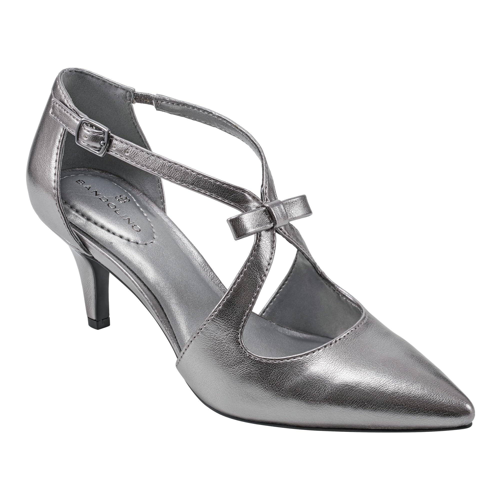 Bandolino Women’s ZEFFER Pump, Silver 098, 12