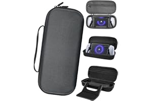 BORCHAM Borhcam Hard Carrying Case for Play-Station Portal, Storage Bag Built-in Stand Compatible with Portal Remote Player, Shockproof Anti-Scratch, Black