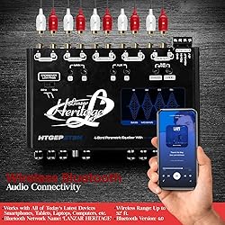 Lanzar 4 Band Parametric Equalizer - Bluetooth