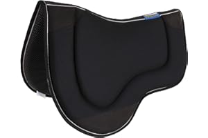 Professional Equine Horse Western Endurance Contoured Neoprene Saddle Pad Black 39189