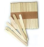 Silikomart Silicone Easy Cream Wooden Sticks for Ice Cream Bars, Set of 100