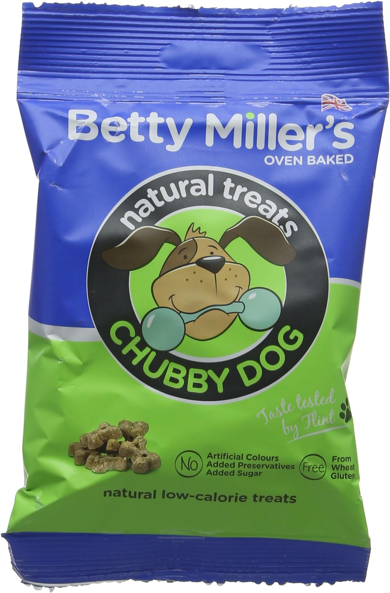 Betty Miller Baked Gluten Free Treats for Chubby Dogs 100 g (Pack of 8)