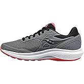 Saucony Women's Cohesion 16 Sneaker, Concrete/Ember, 7.5
