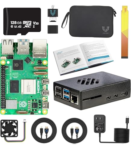 Amazon.com: CanaKit Raspberry Pi 5 Starter Kit PRO - Aluminum