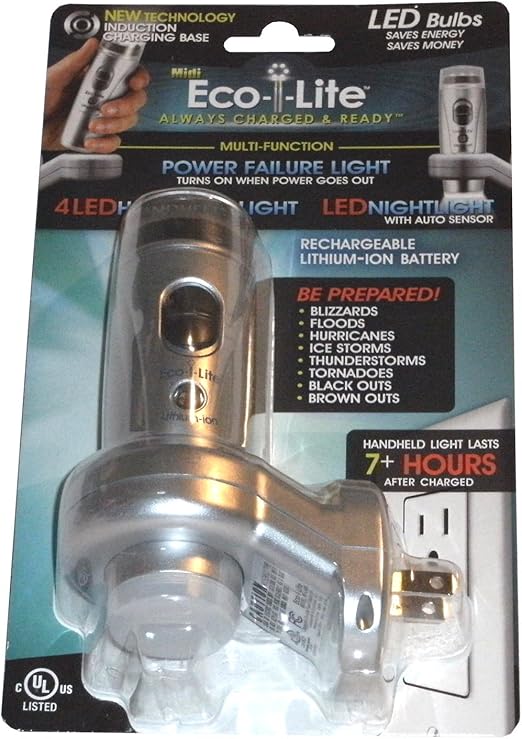 Capstone Industries 565 Ecoilite White Mini Lithiumion 3led Power