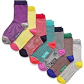 COTTON DAY 7 Days of the Week Gift Box Kids Girls Fashion Short Socks Cute Animal, Floral, Stars, Stripes & Polka Dots Design