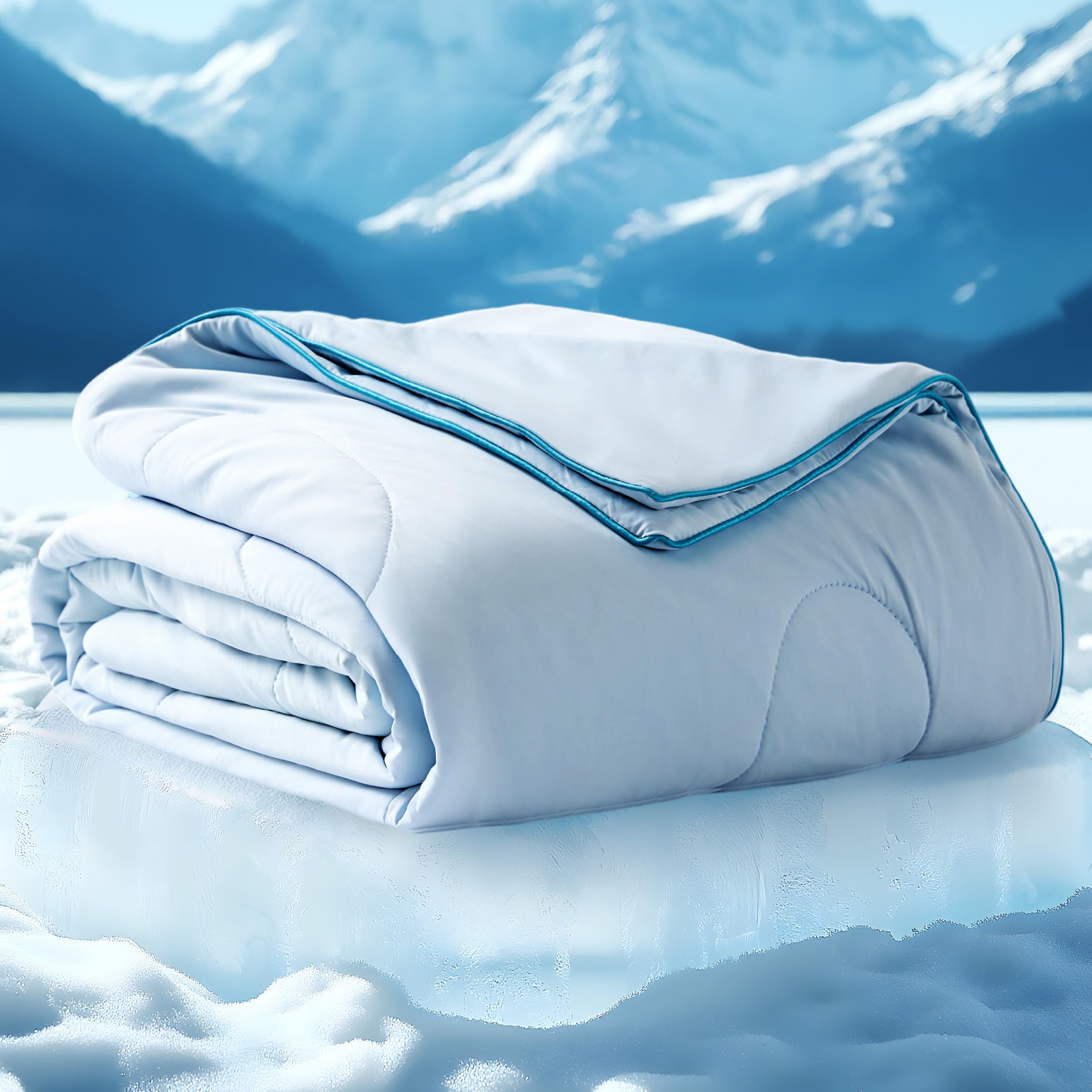 Bedsure Cooling Blankets for Hot Sleepers - Summer Blanket Queen Size ...