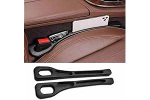 JinRui-T Car Seat Gap Filler,2 PCS Car Gap Filler Organizer, 2in1 Universal Car Seat Side Gap Filler Fit Car SUV Truck Consol