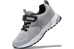 UBFEN Kids Sneakers Boys Girls Tennis Shoes for Running Athletic Walking Gym Sports Lightweight Breathable