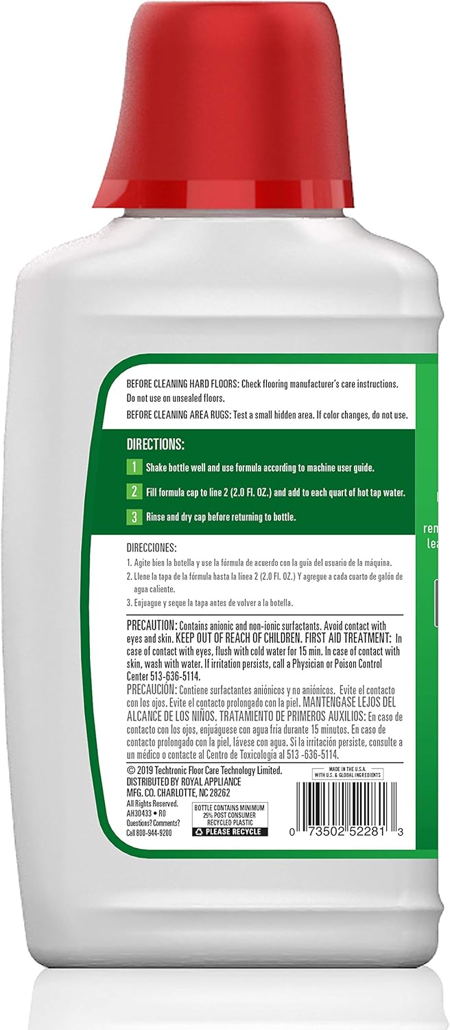 Hoover Renewal Tile and Grout Floor Cleaner, Concentrated Cleaning Solution for FloorMate Machines, 32oz Formula, AH30433, White: Home & Kitchen