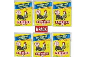 Podravka Chicken Flavored Noodle Soup - 6 packs (2.2 oz packages)