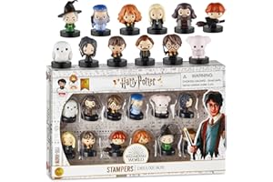 P.M.I. Self-Inking Harry Potter Stampers, Set of 12 – Harry Potter Gifts, Collectables, Party Decor, Cake Toppers – Lucius Malfoy, Hermione Granger, Neville Longbottom and More by PMI, 2.5 in. Tall