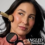 Laura Geller Angled Blusher Brush - Vegan Dense Bristles for Precise Contour view 8