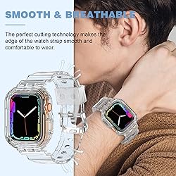 XYF Compatible for Crystal Clear Apple Watch