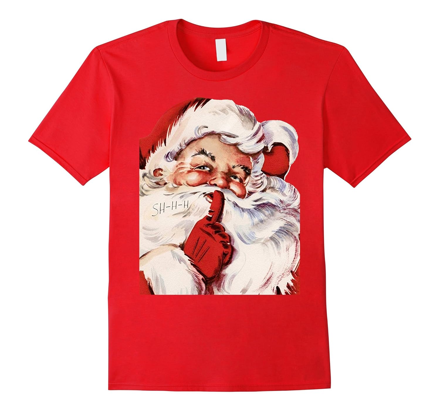 Santa Claus Vintage T-Shirt Christmas St. Nick Tee Shirt-ANZ