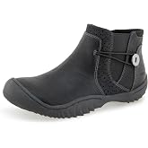 JBU Women's Jemma Water Resistant Comfort Casual Arch Support Side-zip Boot