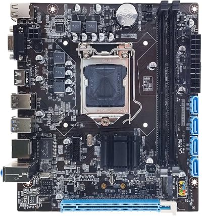 Tsadeer H110 Motherboard LGA1151 M.2 NVMe 2xDDR4 Gigabit LAN 6th 7th 8th Gen CPU