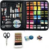 MFORLD Sewing Kit for Adults, 229Pcs Needle and Thread Kit Sewing Supplies | Complete Beginner Sewing Kit with Needles Scissors 41 Thread Spools, for Home Travel School, Ideal DIY Craft Gift for Adults
