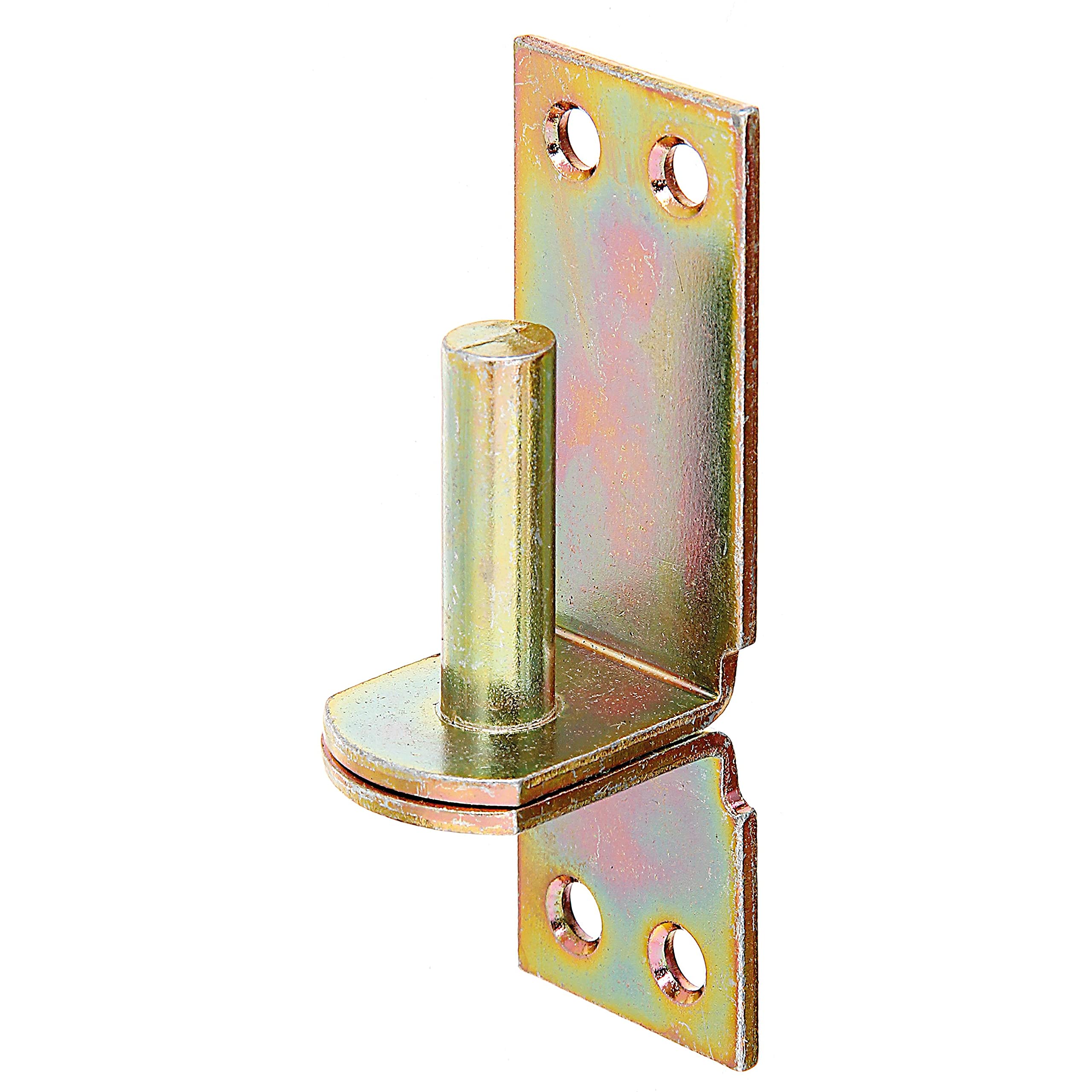 Gah-Alberts 311438 Screw-On Bracket on Plate Yellow Galvanised Zinc-Plated Bolt Diameter 13 mm Distance from Bolt to Plate 25 mm Plate 105 x 35 mm — image 1