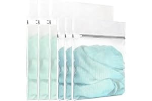 Mesh Laundry Bag, Laundry Bags for Washing Delicates 3 Large and 3 Medium, Delicates Laundry Bag for Lingerie Socks Underwear