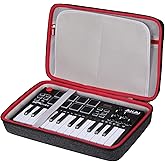 Aproca Case Compatible with AKAI Professional MPK Mini MK3-25 Key / Mini Play MK3 USB MIDI Keyboard Controller, Portable Storage Bag for Accessories (Case Only)