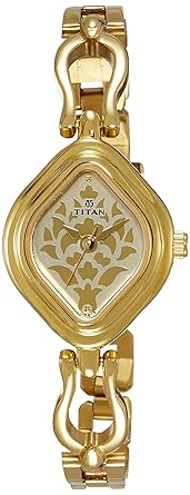 Analog Gold Dial Women's Watch -NK2536YM03