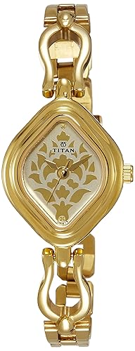 Analog Gold Dial Womens Watch -NK2536YM03