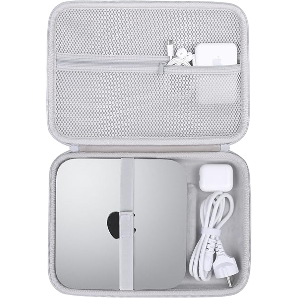 Custodia Rigida GEEKRIA Per Mac Mini 2024 M4 - Grigio Scuro, Compatibile Con Magic Keyboard, Mouse E Trackpad - Foto 10