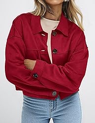 PRETTYGARDEN Women's Faux Suede Cropped Jacket