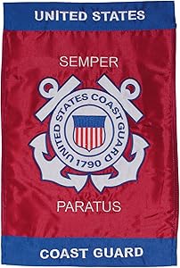In the Breeze Coast Guard Garden Flag - 12