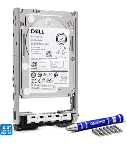 Amazon.com: Dell 2.4TB 10K 12Gbps SAS 2.5 HDD 512e (RWR8F