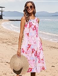 HOTOUCH Summer Casual Tshirt Dresses for Women