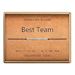 SANNYRA Adjustable Best Team Morse Code