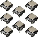 Yuuhseel 8PCS Mini MP3 Player Module Audio Voice Music Module 16P Support TF Card Compatible with DFPlayer Code