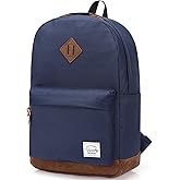 Backpack for Men Women,VASCHY Classic Water-resistant Lightweight Travel School Backpack Casual Daypack