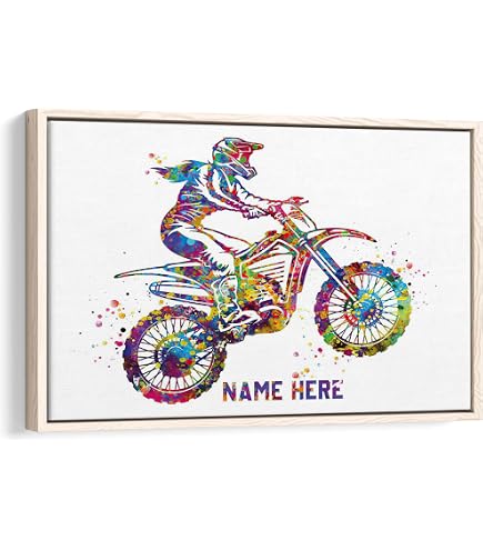 Motocross & Bike Rally Poster Kunstdruck – 30x41 Cm Sport Kunst Für Wanddekoration