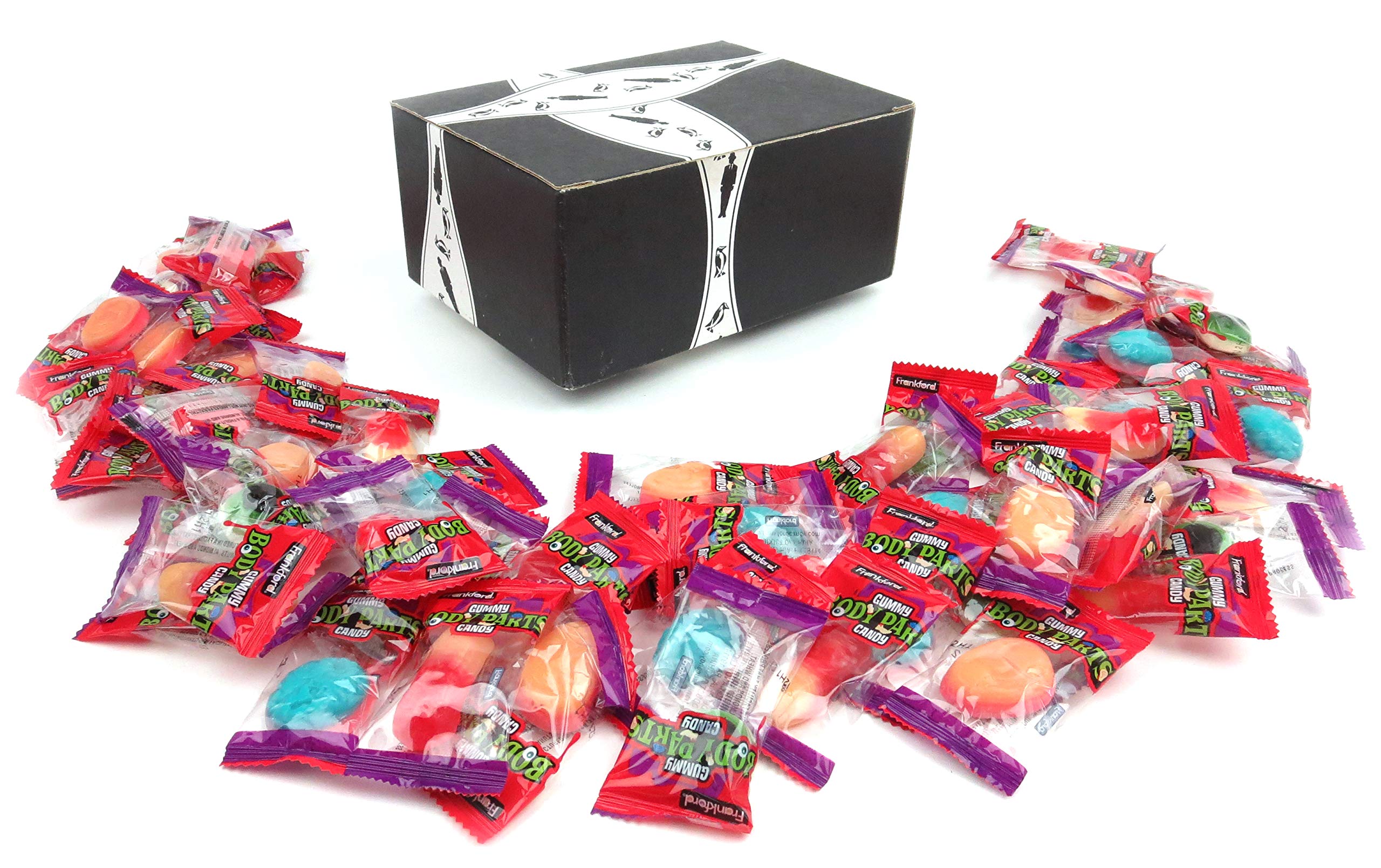 Frankford Halloween Gummy Body Parts Candy, 15.87 oz Bag (60 Pieces) in