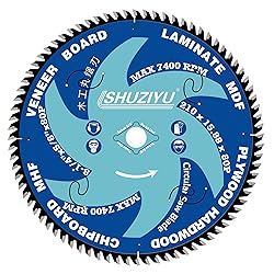 LSHUZIYU 8-1/4"(210MM)-80T, Super Thin Kerf