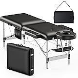 Brelley Massage Table Portable, 2-Fold Lash Bed