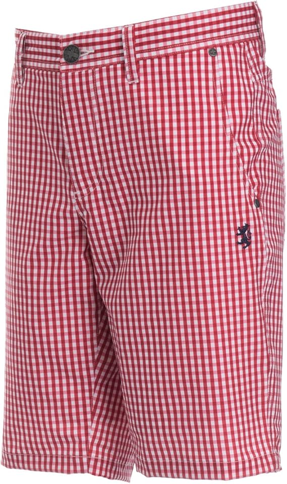 Amazon アドミラル ゴルフ ギンガムチェック ショートパンツ Adma9 メンズ レッド 日本 Xl 日本サイズ2l相当 ショートパンツ 通販