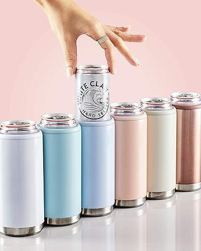 Maars Skinny Can Cooler for Slim Beer Hard Seltzer Stainless