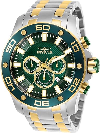 invicta pro diver scuba gold