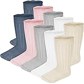 Mepase Long Preemie Socks Premature Newborn Baby Knee Cotton Socks for Girls Boys Infant Toddler