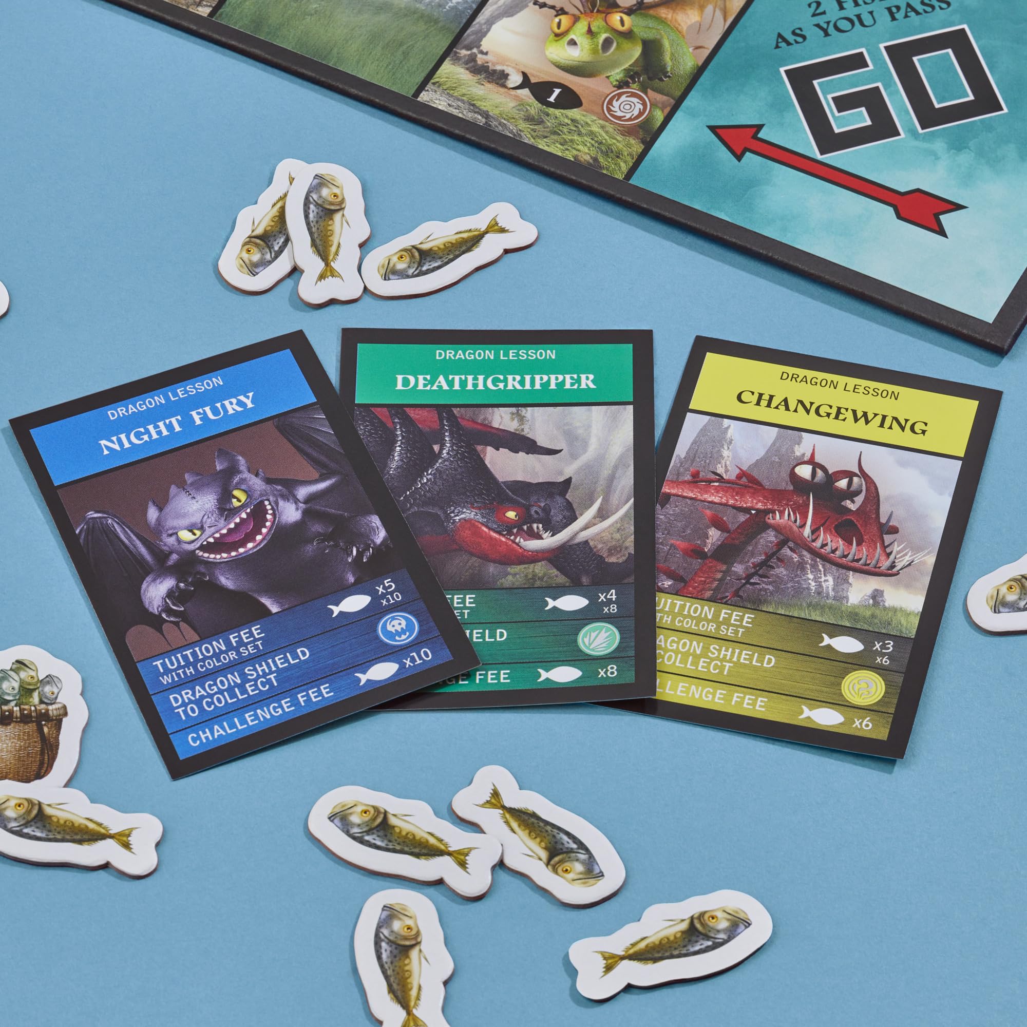 Monopoly DreamWorks How to Train Your Dragon Edition Board Game | Ages 8+ | 2 to 4 Players | 45 Mins. | Fun Family Games for Kids, Teens & Adults (Amazon Exclusive)