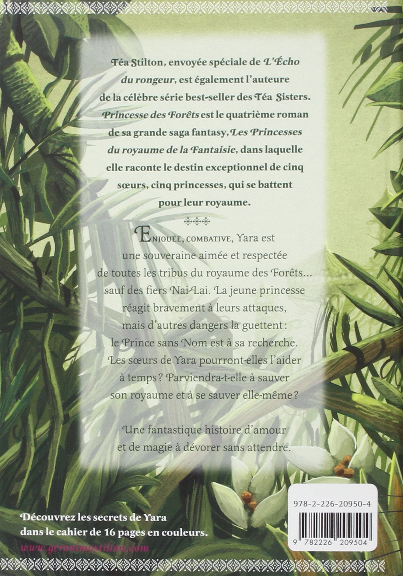 Amazon Com La Princesse Des Forets Les Princesses Du Royaume De La Fantaisie Tome 4 9782226209504 Stilton Tea Didiot Beatrice Books