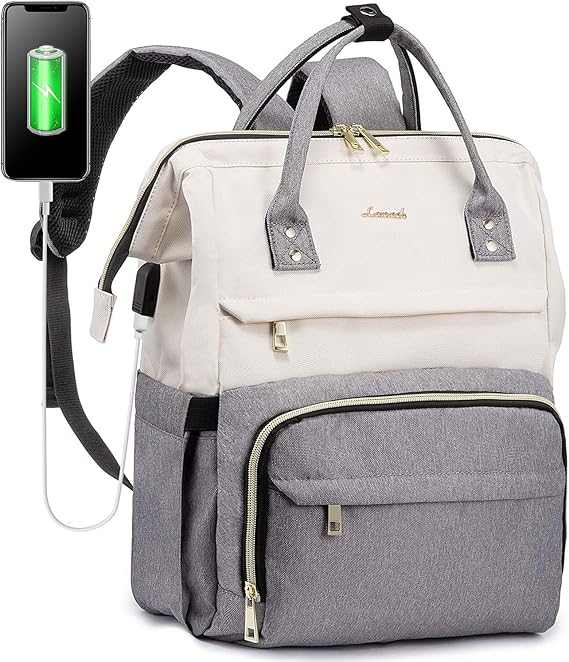 LOVEVOOK Laptop backpack women's stylish school bag with 15.6 inch